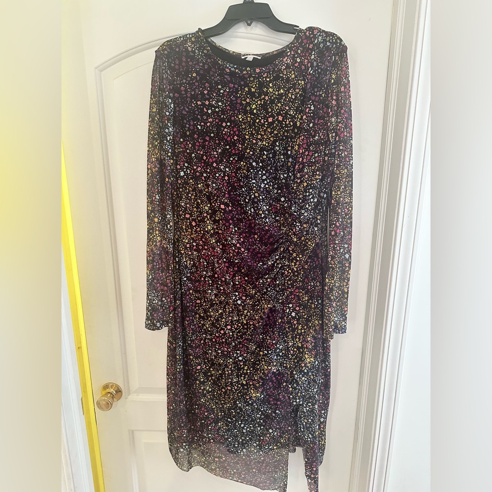 Leith Multicolor Sequin Midi Dress